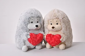 20 "2 Color Heart hugging Hedgehog